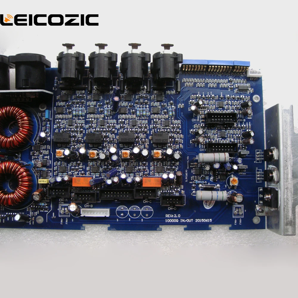 Leicozic audio amplifier input/output board for 10000q switching amplifier audio 4 channel amplifier spare parts for repairing