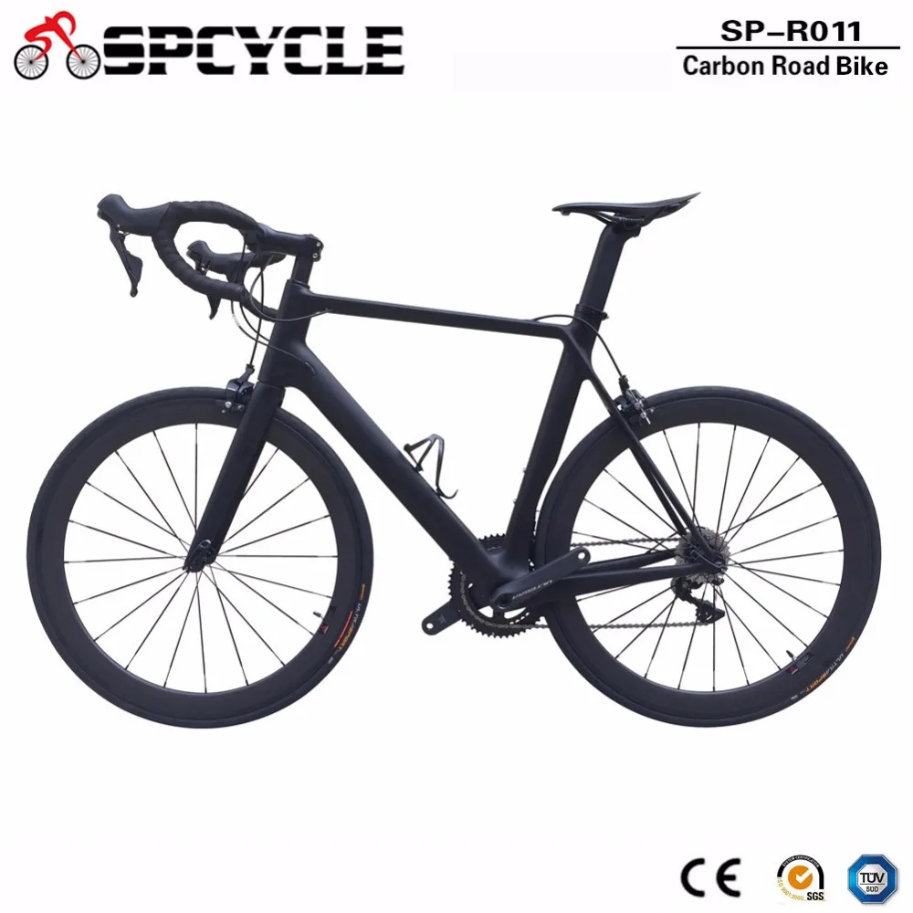 Spcycle шоссейный углеродный руль для велосипеда, полная гоночные велосипеды с Ultegra R8000 22 Скорость Groupsets, T1000 гоночный углеродное волокно для велосипеда