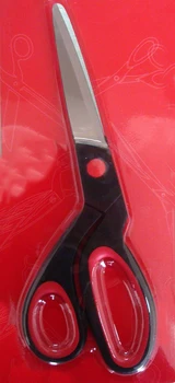 

SINGER Stainless Steel SCISSORS-9 Inch-RED Handles-Hard to Find-Ecxellent