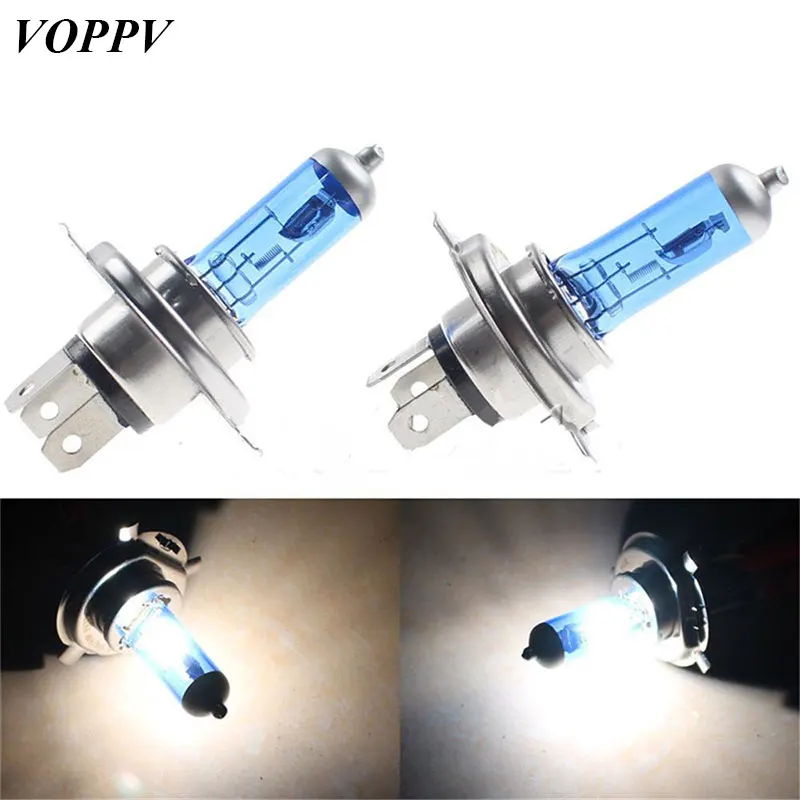 

VOPPV Super Bright Halogen Bulbs Cold White 6000k Car Head Light Lamp/Fog Halogen Bulb 55W 12V Outdoor Application