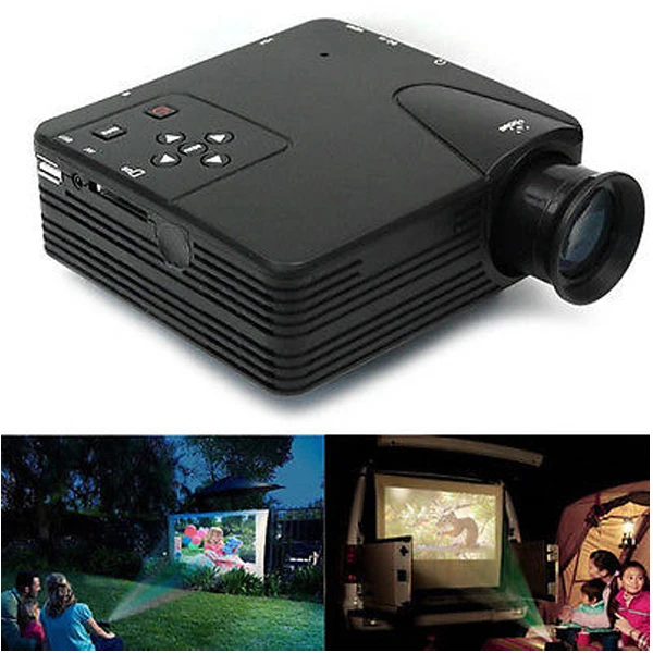 Hot Sale LZ H80 Portable LED Projector With HDMI AV/VGA/SD/USB 80