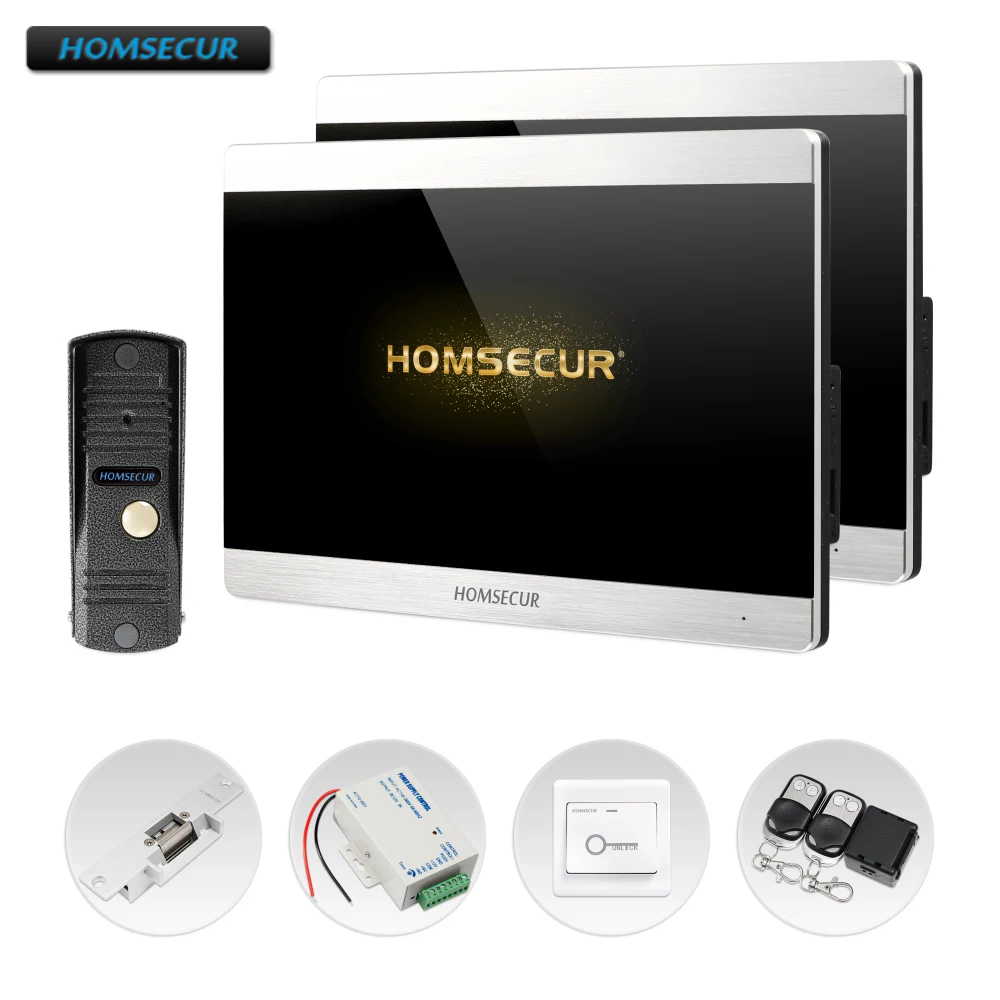 

HOMSECUR 7" AHD Video Door Entry Security Intercom with Sleep Mode for Apartment BC011HD-S+BM715HD-S