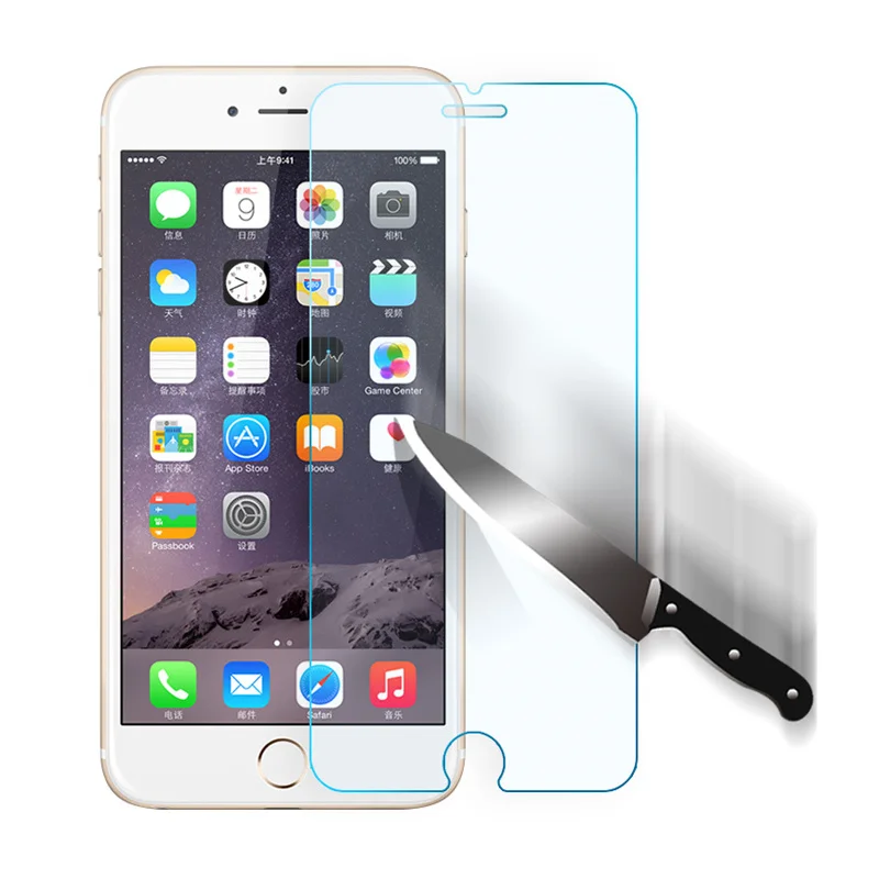 

Ultra Clear 9H Tempered Glass Screen Protector Cover For iPhone 6 6s 7 8 plus X XR XS Max Protective Film with Cleaning Tools