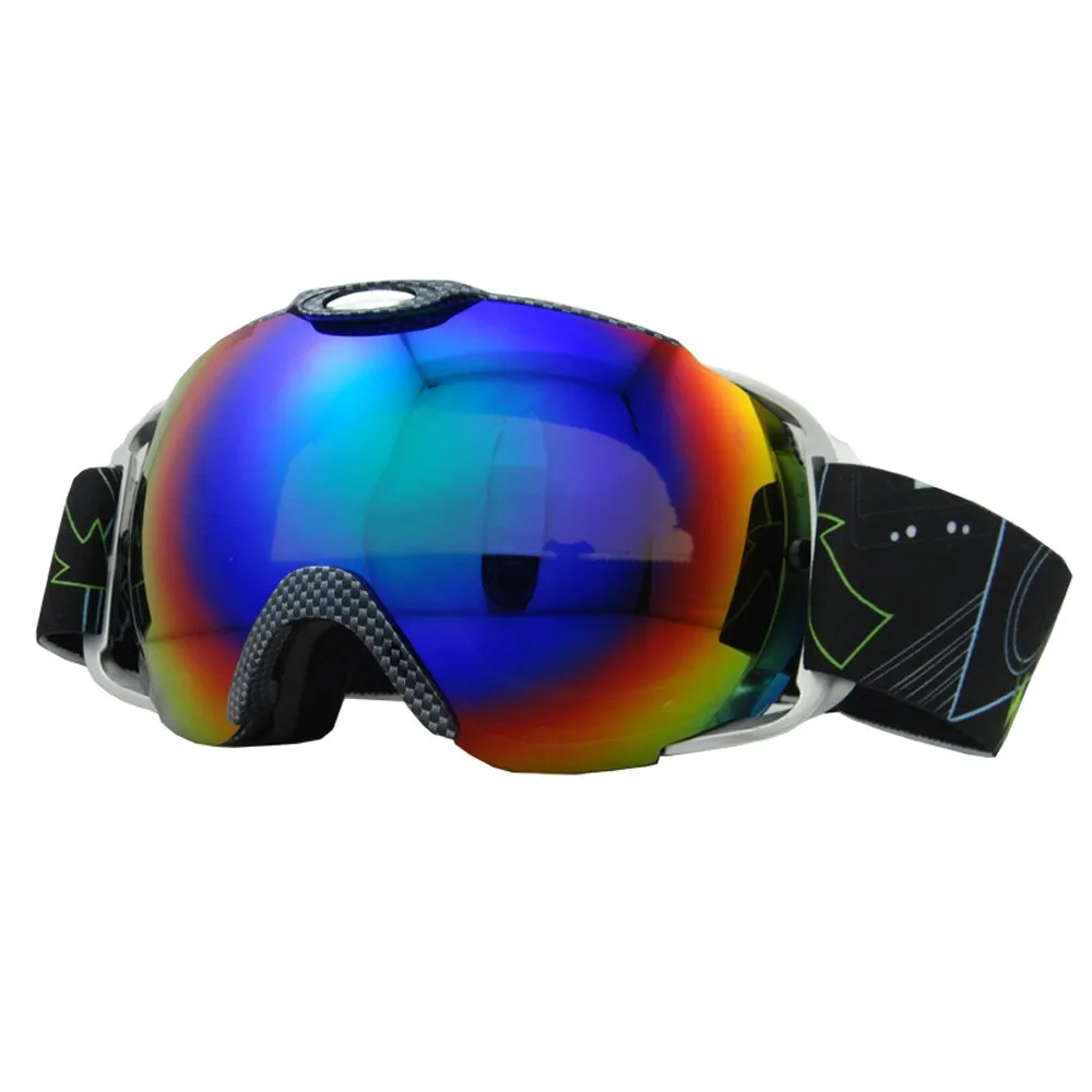 Лыжные очки UV400 двухслойные линзы противотуманные Анти-Царапины носить более Rx очки, сноуборд солнцезащитные очки для мужчин и женщин