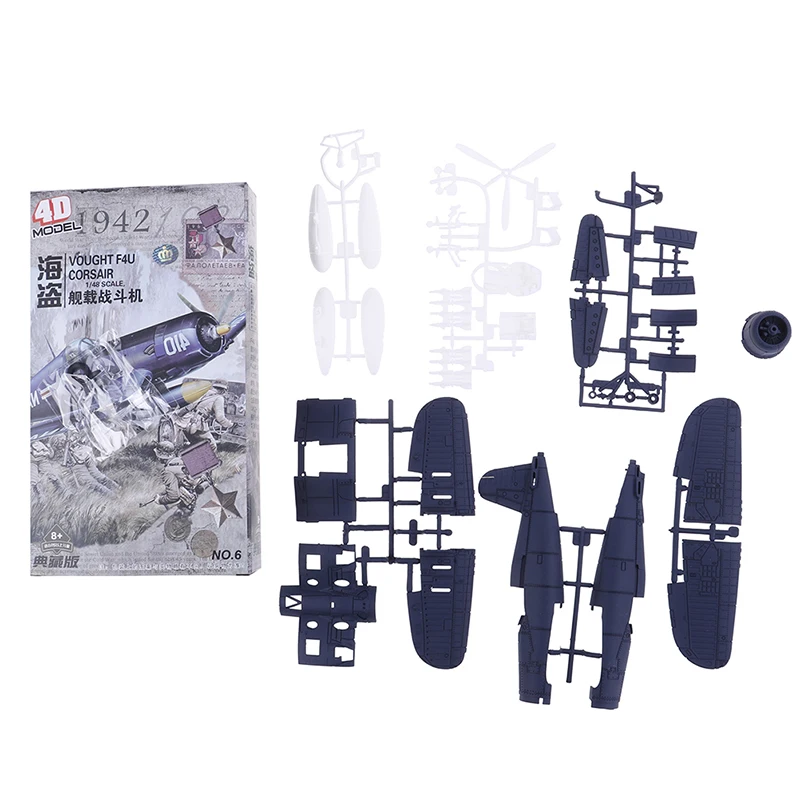 1 шт. 1/48 масштаб собрать Истребитель модель игрушки Фланкер боевой самолет Diecast War-II строительный инструмент наборы случайный цвет