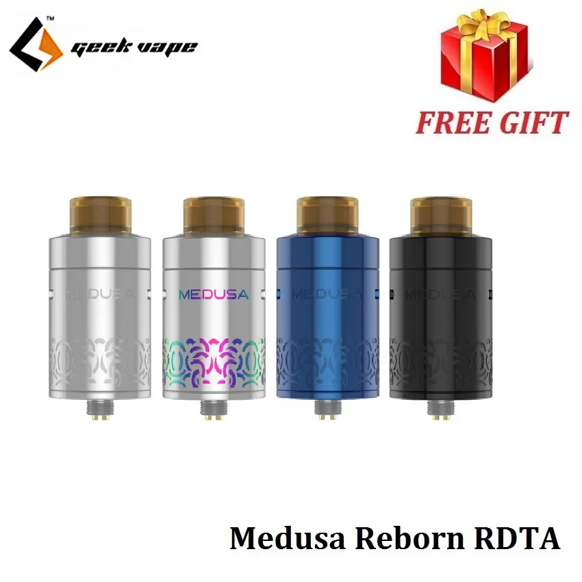 

Original Geekvape Medusa Reborn Atomizer RDTA atomizer 3.5ml with Quick Access System ecigarette atomizer for Vape Mod/Mech Mod