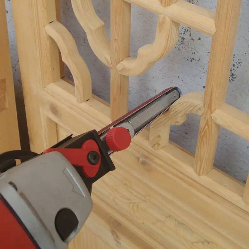Мини DIY шлифовальная лента Шлифовальная головка адаптер для M10/M14 электрическая дрель угловая шлифовальная машина точилка гравер