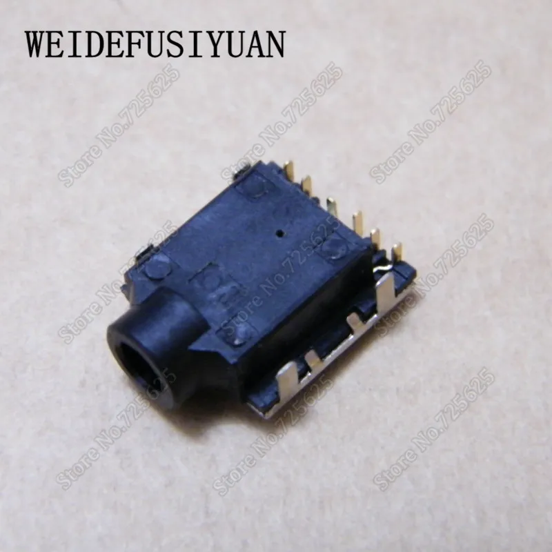 10pcs lot Audio Jack Connector for HP Pavilion G4 1000 G6 1000 G7 1000 6Pin Headphone Microphone Socket 3 5mm Port