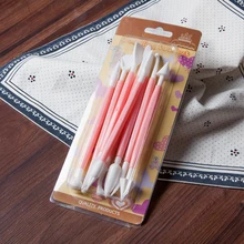 Выпечки инструменты 8 шт. 16 видов помадка ручки украшения торта инструмент сахар ручек декоративные ручки