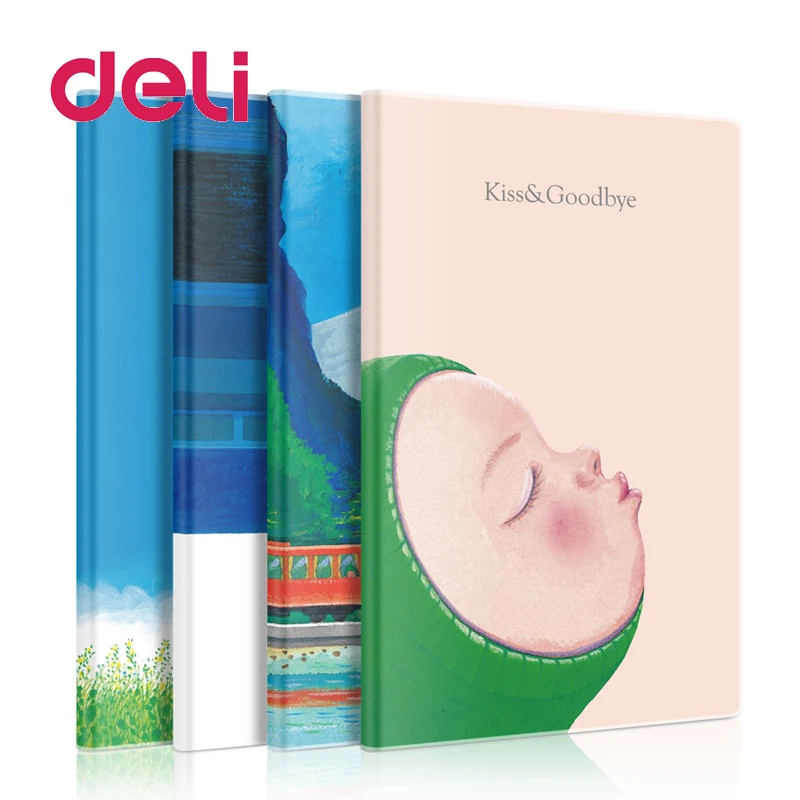 Deli 1 шт. 32K корейский канцелярский ежедневный блокнот резиновый чехол записная