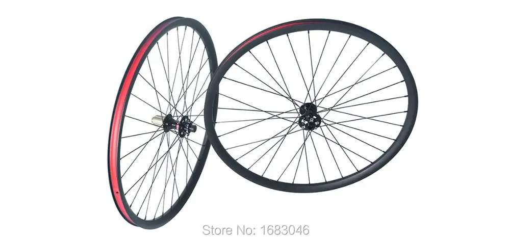 

Carbon Fiber Bike Mountain Wheels 29er 30mm Clincher Hookless Tubular MTB Bicycle Racing Wheelset