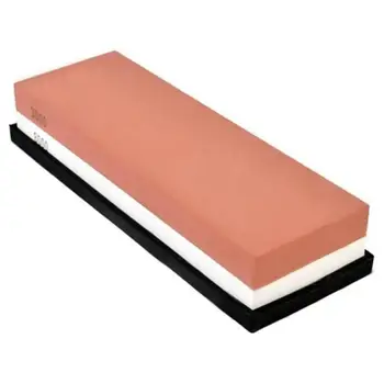 

LanLan 3000#8000# Kitchen Knife Sharpener Water Honing Stone Corundum Whetstone Double Stone Wheels with Silicone Base-25