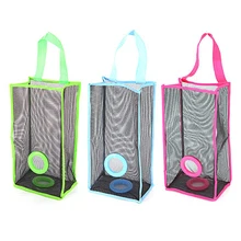 Кухня прозрачный Сетки висячие мусор хозяйственная сумка хранения Органайзер мешок