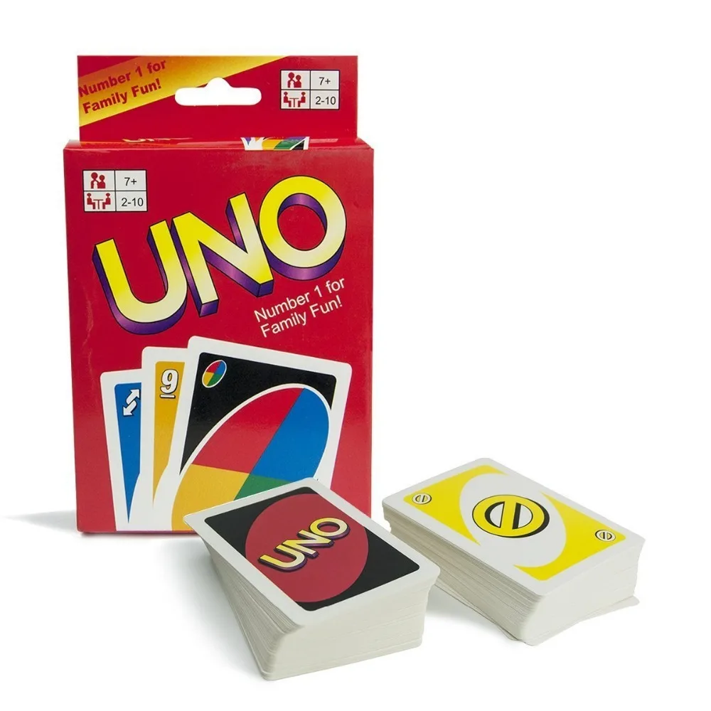 free shipping 108 Cards Family Funny Entertainment Board Game UNO Fun