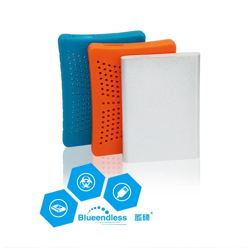  Blueendless disco duro externo 2 TB/1 TB/750G/500G/320G con 25 sata hdd carcasa USB 30 resistente a