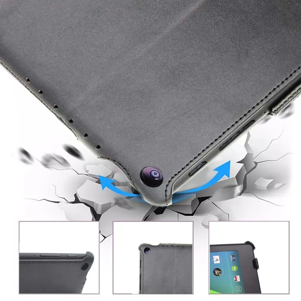 Multi-angel stand smart case for Google Nexus 7 2013 FHD 2nd book cover case With magnet Auto Wake/