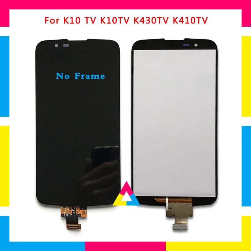 

LCD Display Screen With Touch Screen Digitizer Assembly For LG K10 TV K10TV K430TV K410TV Black White No Frame or with Frame