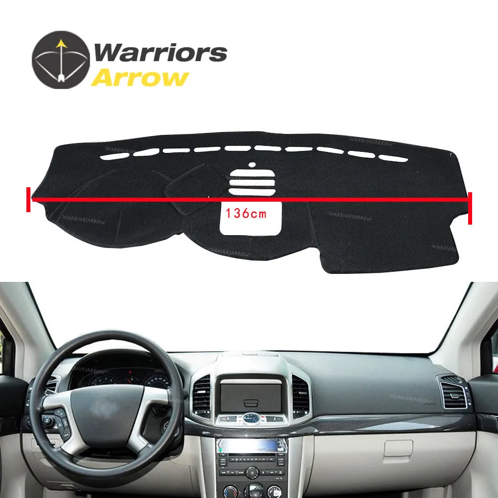For Chevrolet Captiva 2012 2013 2014 2015 LHD Black Dashboard Cover