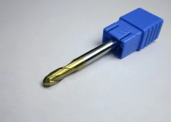 

5PCS DIA=4MM radius 2.0 HRC58 R2.0 2 flutes Tungsten Carbide Ball Nose End mills CNC machine milling cutter for steel <HRC60