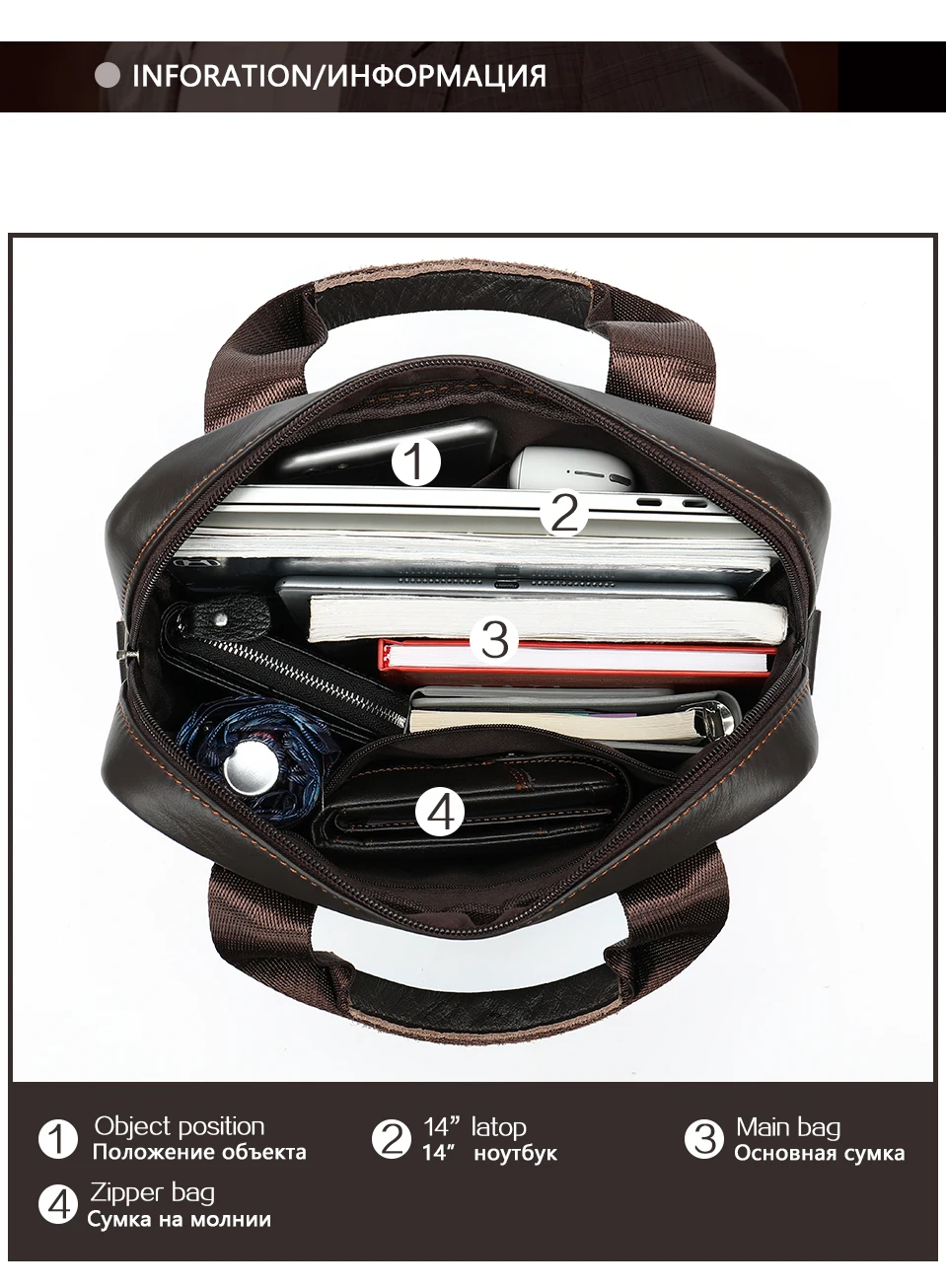 Men 's Bag Genuine Leather Shoulder Crossbody Bags for Men Handbags Flap Large Capacity Vintage Male Bag for Ipad phone 4