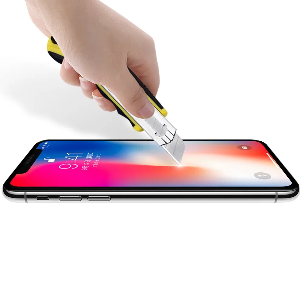  Gehärtetem Glas Für iPhone X XS Max Nillkin 3D CP + Max Anti-Burst Volle Abdeckung Screen Protector