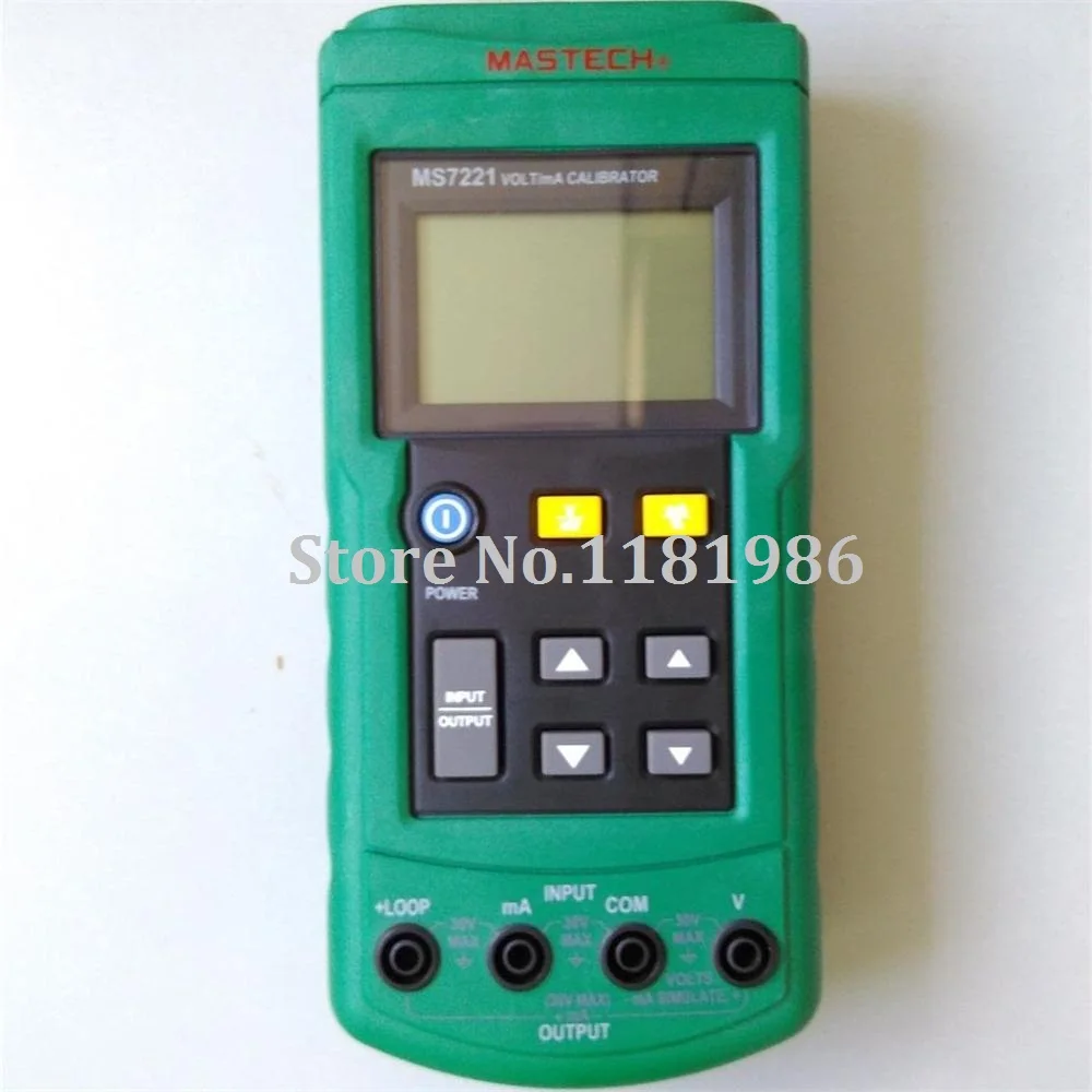 Mastech MS7221 Volt/mA Source Voltage Current Calibrator Meter Output Step DC 0-10V 0-24mA Tester Mastech MS7221 Volt/mA Source Voltage Current Calibrator Meter Output Step DC 0-10V 0-24mA Tester