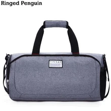 

Ringed Penguin Men New Travel Bag Women Hand Luggage Travel Duffle Bags Nylon Weekend Bags Multifunctional Travel Bags