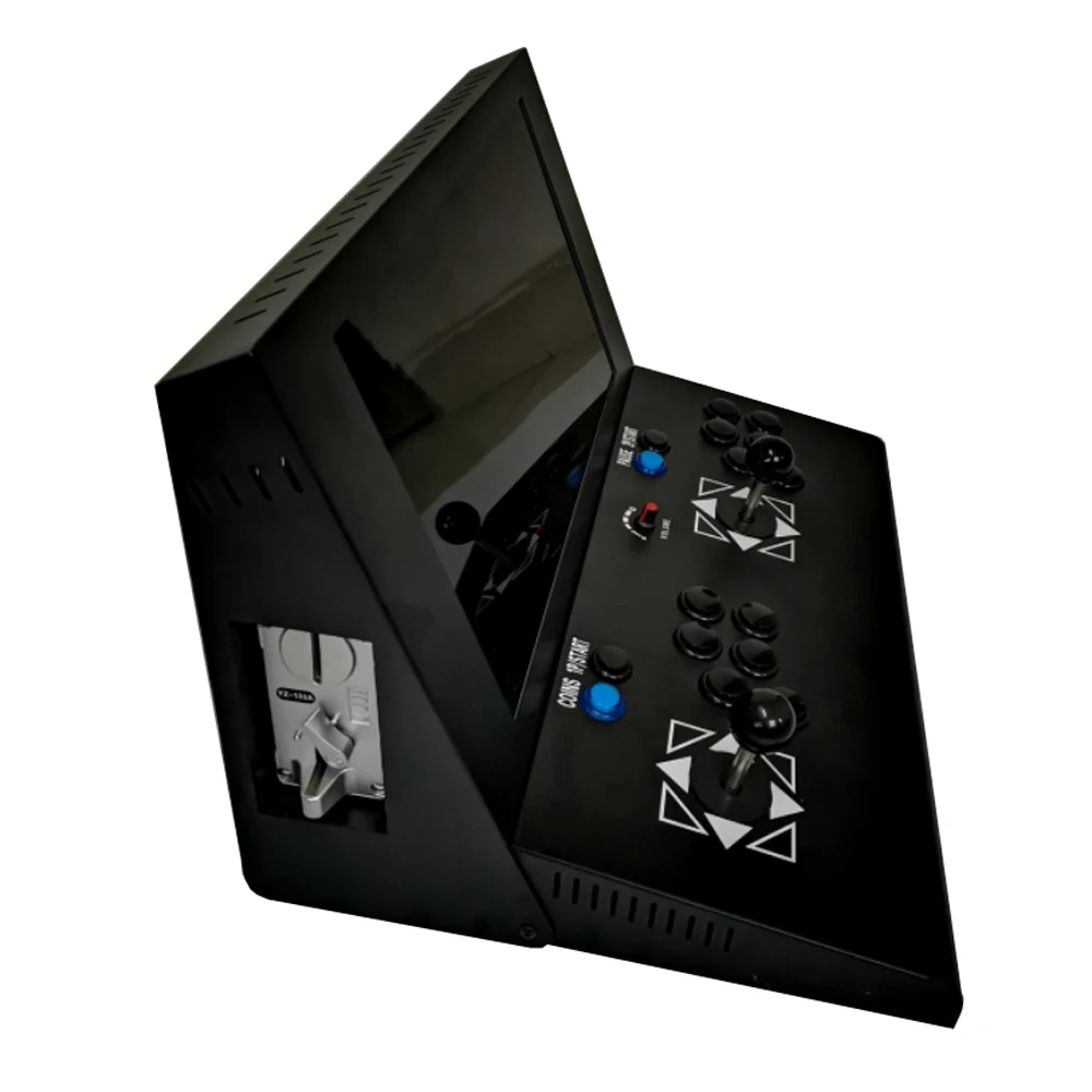 19 дюймов LCD мини настольная машина с классическими играми 1500 В 1 игровой PCB/длинный