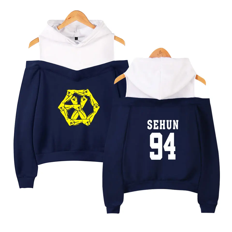 2019 Kpop EXO LU HAN SE HUN KAI толстовки с принтом овердоз женские модные Harajuku повседневные