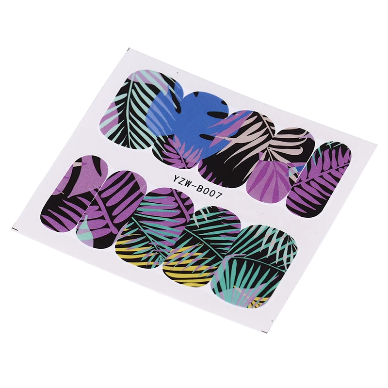 

Nail Art Pop Water Leaves Sticker Beauty Transfer Manicure Nails Decal