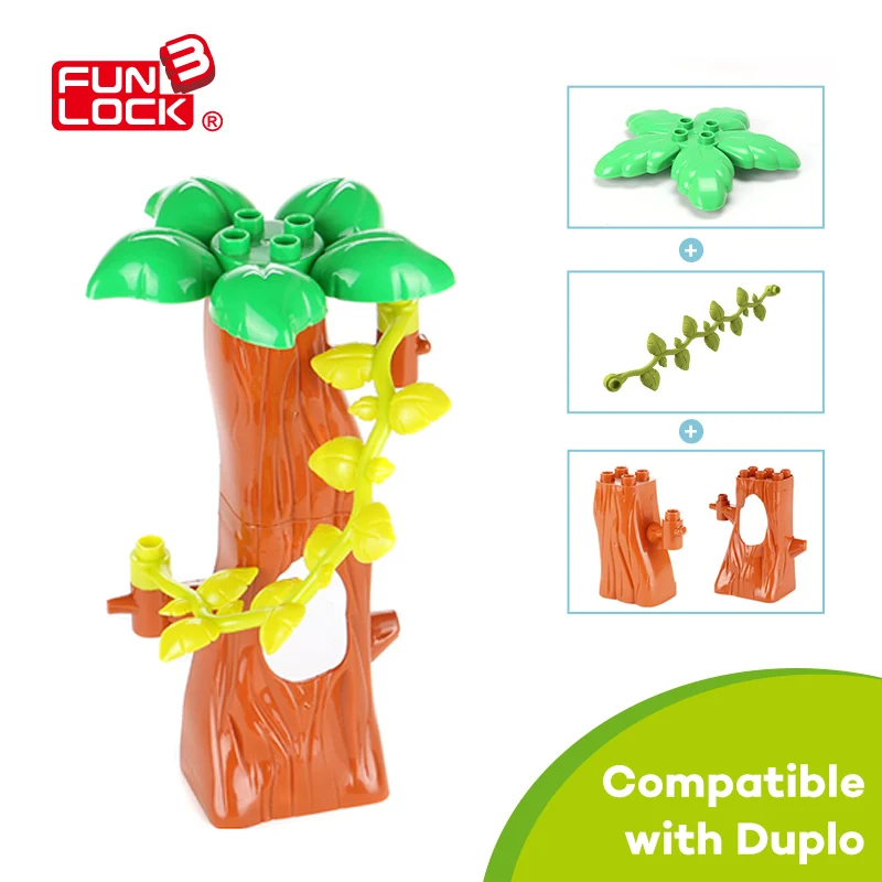 

Tree Set Duplo Plant Blocks Leisure time Theme Accessories Toy For Kid
