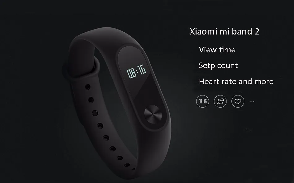 Xiaomi Mi Band 2 OLED сенсорный экран Смарт фитнес-трекер для измерения сердечного ритма Bluetooth телефон шагомер IP67 водонепроницаемый