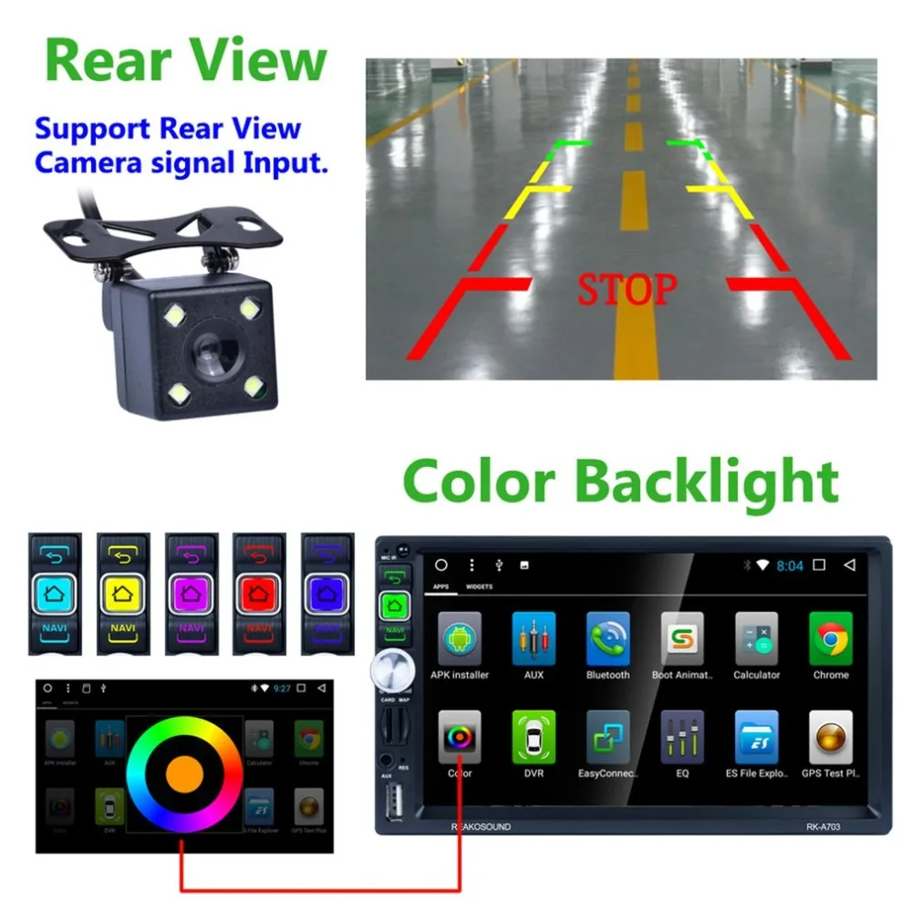 Discount 2019 New Hot Sale Wireless Car Player 7.1 Inch Car MP5 Player Player Car Audio Fits for Android System Free Shipping 1