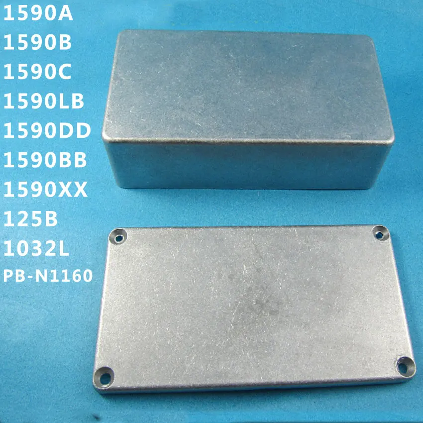

Stomp Box Effects Aluminum Pedal Enclosure FOR Guitar sell 1590A/1590B/1590C/1590BB/1590DD/1590LB/1590XX/1032L/K8/PB-1160 Style