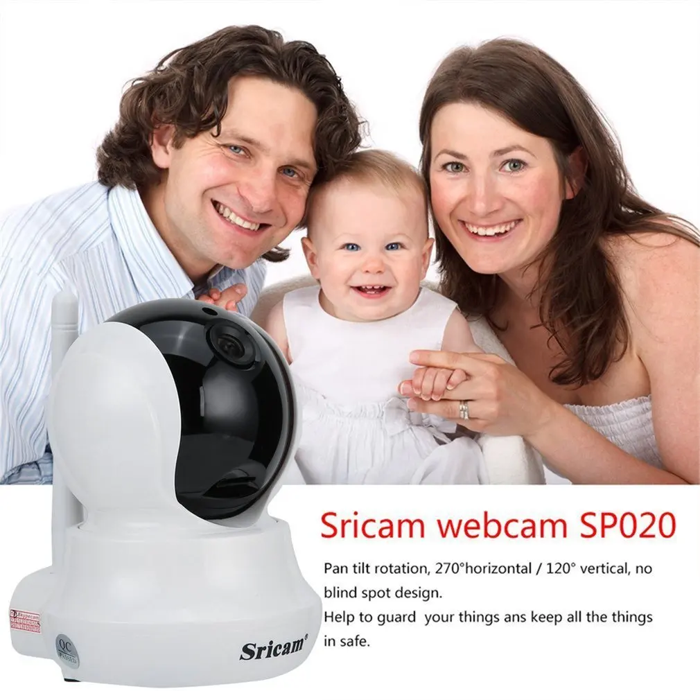 Sricam SP020 HD 1080P WiFi IP комнатная камера безопасности домашнее наблюдение CCTV Детский Монитор IR-CUT видеонаблюдения беспроводная камера