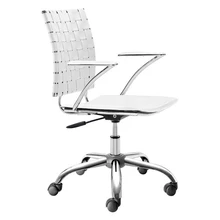 Criss Cross Office Chair White