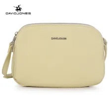 DAVIDJONES Female Crossbody Shoulder Bags Mini Clutch Purse Bag Multi-Pocket Crossbody Purse Bag Women Small PU Messenger Bags