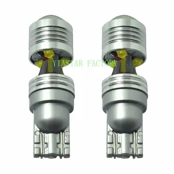 

Yiastar 2PCS Led Car DC 12v Lampada Light T10 194 168 w5w T10 Led Parking Bulb Auto Wedge Clearance Lamp High Power 30W White