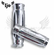 Скутер мото люкс крутая Хромированная ручка для kawasaki honda suzuki yamaha Ducati ktm exc unviersal руль мотоцикла, аксессуары