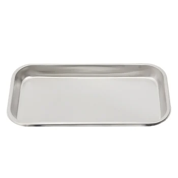 

Stainless Steel Surgical Medical Dental Instruments Bending Tray Disinfection Plate For eyebrow lip Tattoo Sterilization