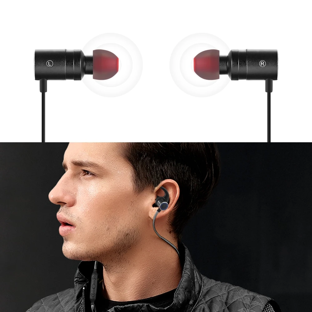 Awei AK8 Волшебный Магнит притяжение Bluetooth 4 1 Micro USB гарнитура наушники IPX4