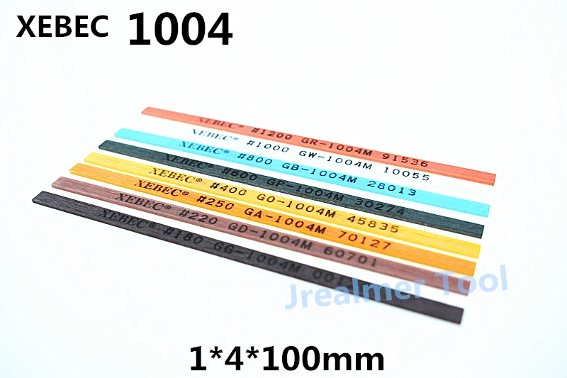 Jrealmer 8 штук Ассорти Комплект 1004 XEBEC Керамика волокна оселок, точильный камень 180#220#250#400#600#800#1000#1200#+ 1 шт. держатель