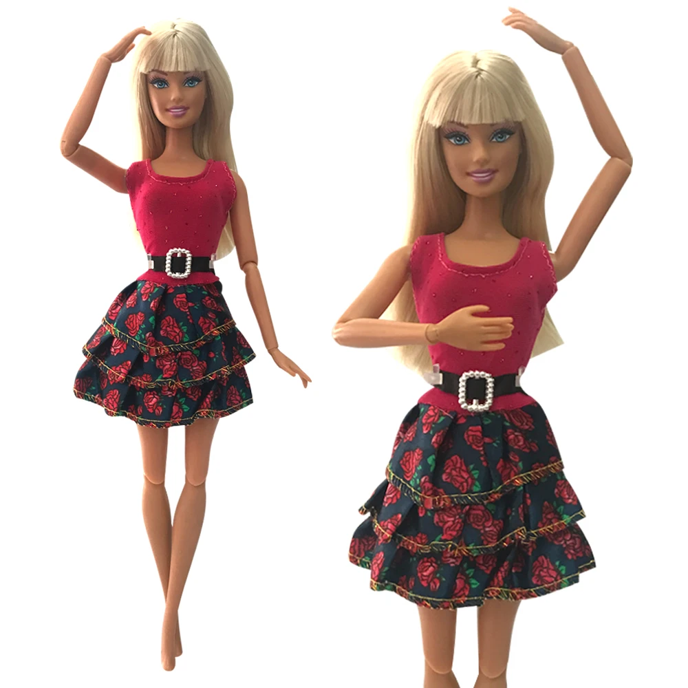 Нагорный Карабах 10 компл./лот в случайном порядке смешивания Стиль Новые платье куклы красивая праздничная одежда популярное модное платье для куклы Барби Best девочки подарок DZ