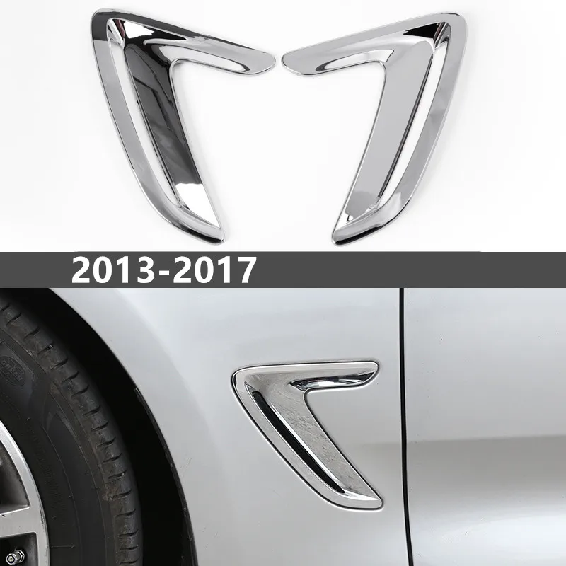 Car Styling Side Body Air Vent Covers Trim Fender Decoration Stickers For BMW 3 Series GT F34 3GT 2013-2019 Exterior Accessories
