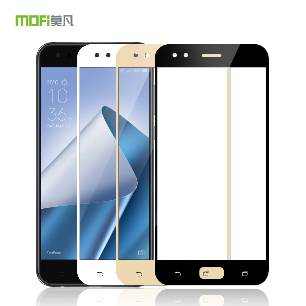 2.5D 9H Защитная пленка для экрана из закаленного стекла Asus Zenfone 4 ZE554KL 5 &quotMofi