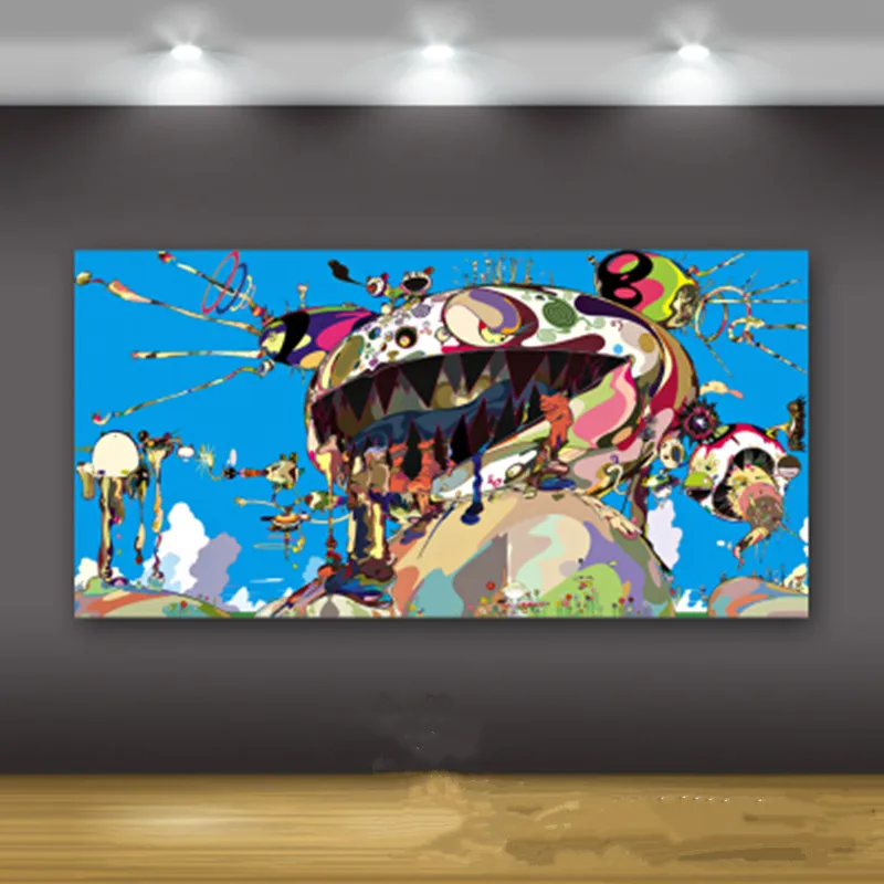 

Sunflower Demon Canvas Unframed Wall Paintings Wall Decor Bedroom Home Morden Decor Living Room M684