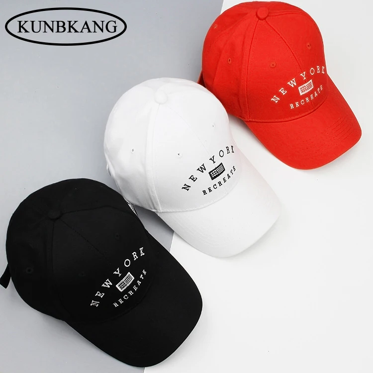 

2017 New Brand Black Red Hats Embroidery New York Flag Snabpack Hat Baseball Cap Casquette For Women Men Bone Peaked Cap Gorras