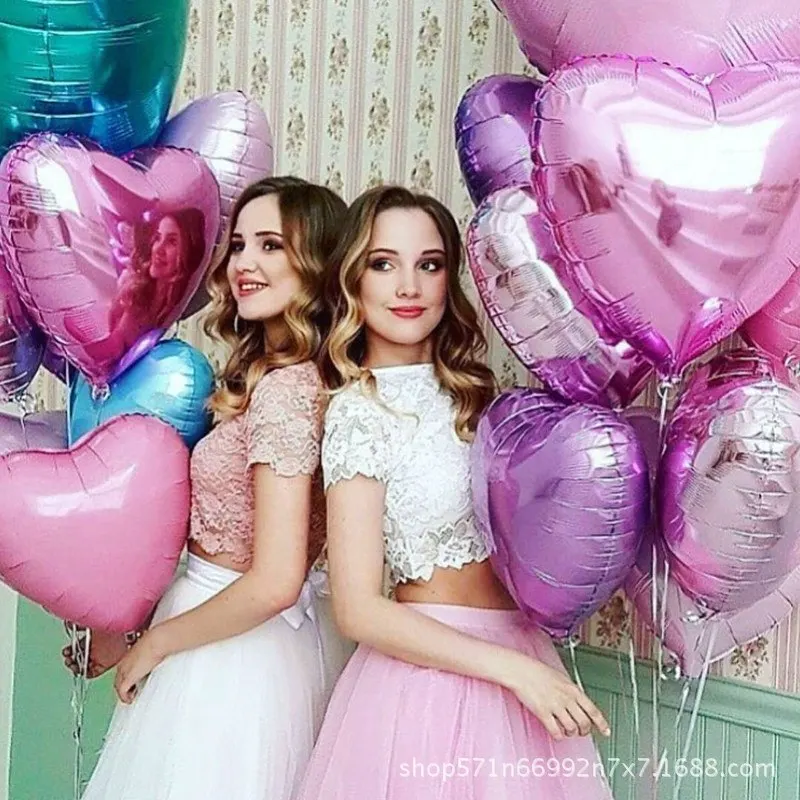 

10PCS 45cm Foil Red Heart Love Shap Balloon Birthday Party Wedding Air balloons Decoration Helium Supersize Marriage Ballon