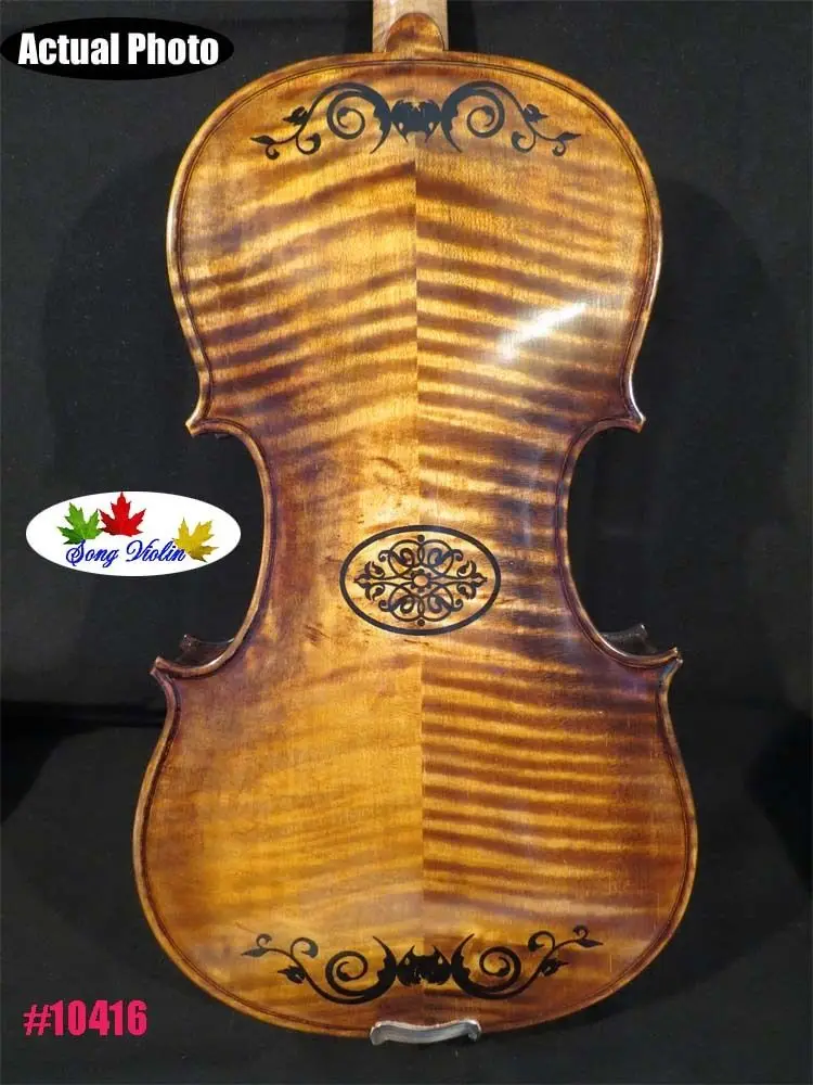 

Guarneri style SONG Maestro Copy old finished 15 1/2" viola,carved back #10416
