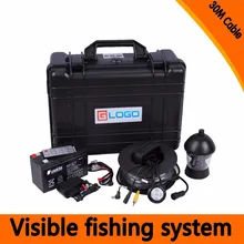 (1 Set) 30M Cable 360 Degree Rotative camera with 7inch TFT-LCD Display and HD 1000 TVL line Underwater Fishing Camera system